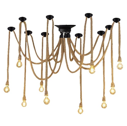 إضاءة علاقي حبال ريفي 10 أذرع