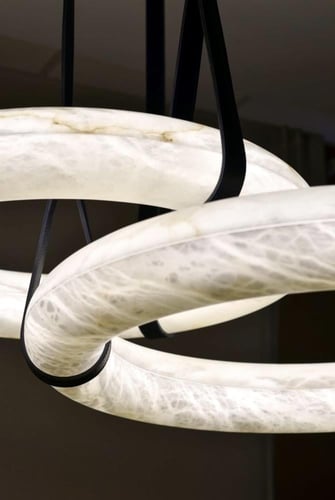 نجف علاقي مودرن 2 متر اسود لون الانارة 3 اضاءات 36...