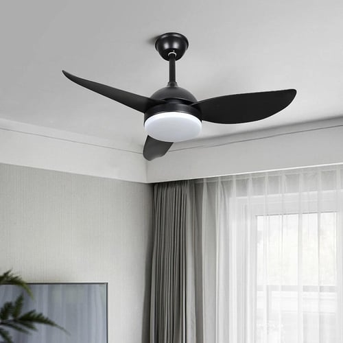 مروحة سقف مودرن مع غطاء رمادي لون الانارة 3اضاءات