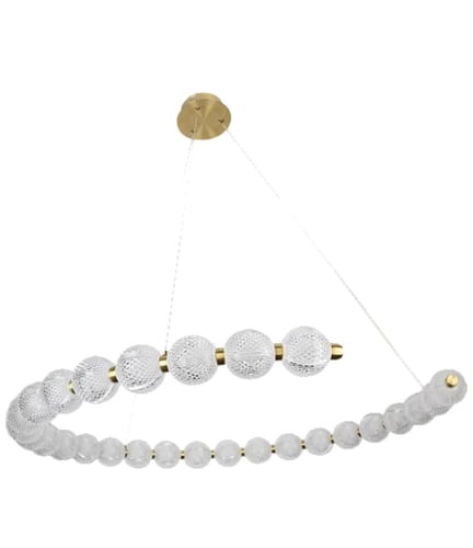 ثريا مودرن ذهبي لون الإنارة 3 إضاءات قطر 100 سم 42...