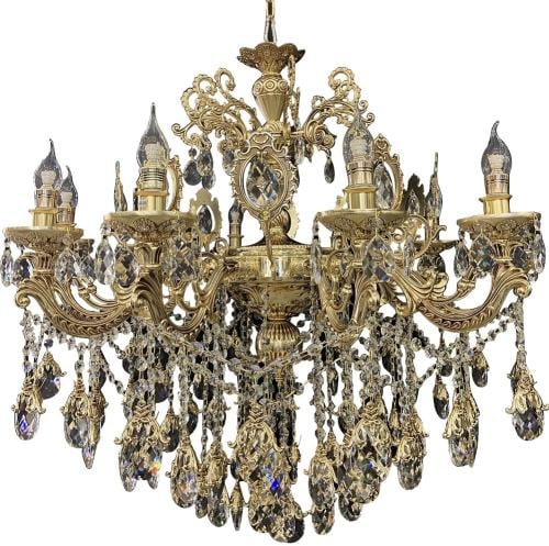 ثريا شمعدان ذهبي فاخر قطر 80 سم