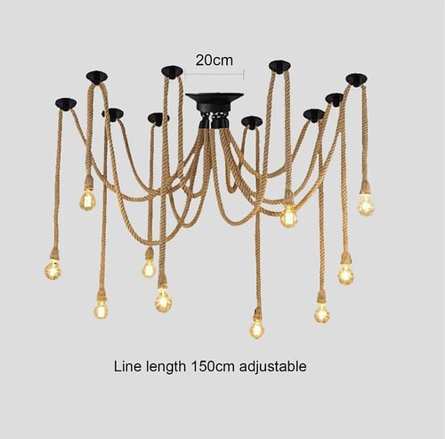 إضاءة علاقي حبال ريفي 10 أذرع