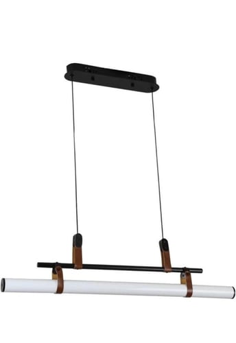 نجف مودرن أسود إضاءة أصفر 12 واط قطر 75 سم