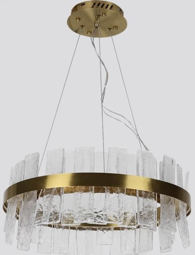 ثريا مودرن ذهبي لون الإنارة 3 إضاءات قطر 60 سم 42...