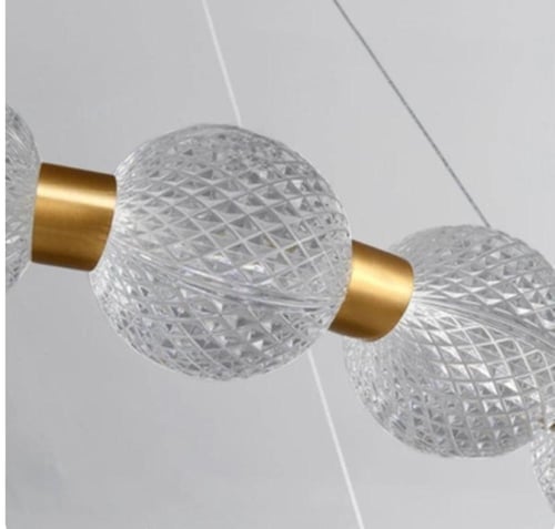 ثريا مودرن ذهبي لون الإنارة 3 إضاءات قطر 100 سم 42...