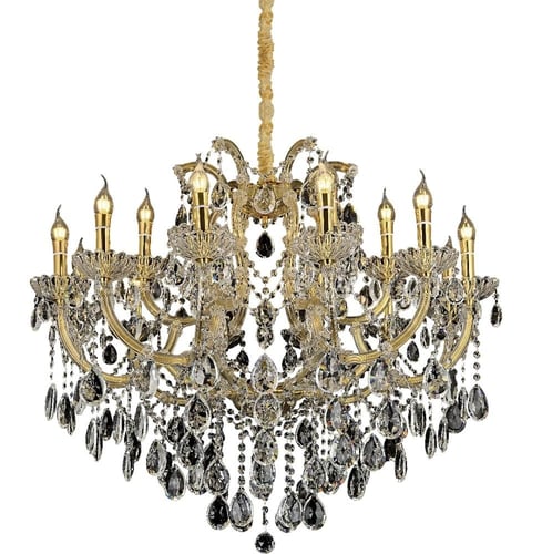 ثريا شمعدان ذهبي فاخر قطر 95 سم