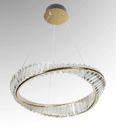 ثريا هيمن مودرن ذهبي مع لون إنارة 3 إضاءات متغيرة...