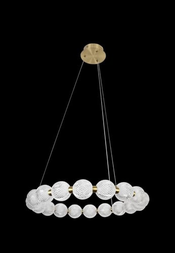 ثريا مودرن ذهبي لون الإنارة 3 إضاءات قطر 60 سم 25...