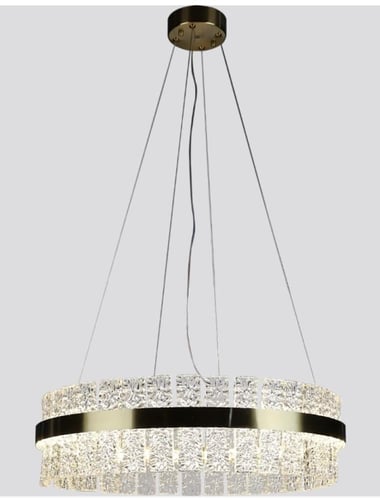 ثريا مودرن ذهبي لون الإنارة 3 إضاءات قطر 60 سم 75...