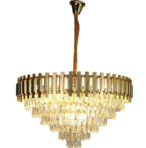 ثريا كريستال ذهبي قطر 80 سم