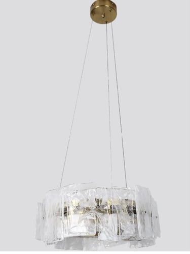 ثريا مودرن ذهبي لون الإنارة 3 إضاءات قطر 40 سم 30...