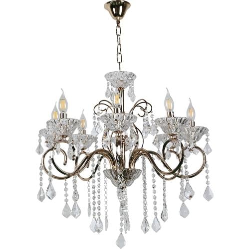 ثريا شمعدان ذهبي فاخر 8 لمبات