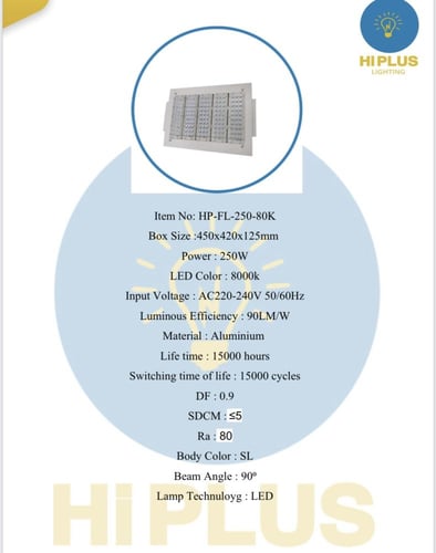 كشاف شرائح محطة 250 واط