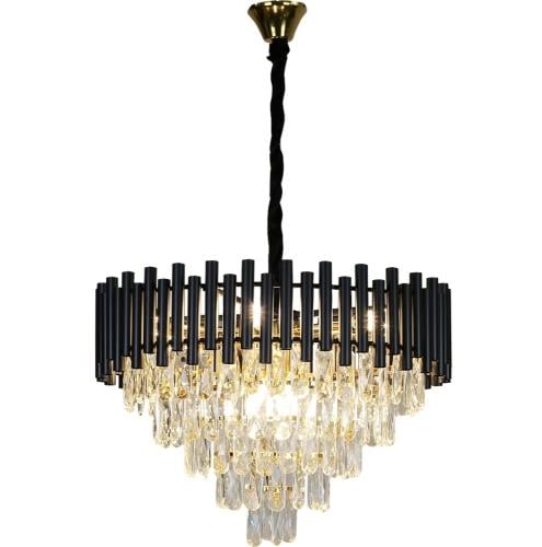 ثريا كريستال أسود قطر 60 سم