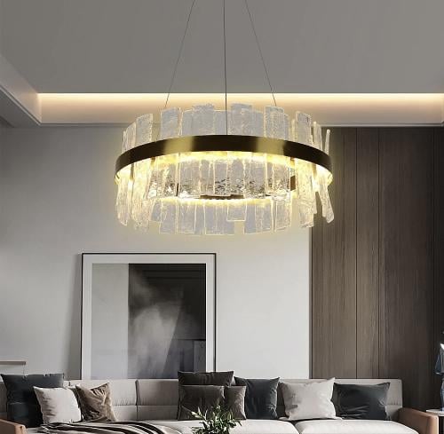 ثريا مودرن ذهبي لون الإنارة 3 إضاءات قطر 60 سم 42...