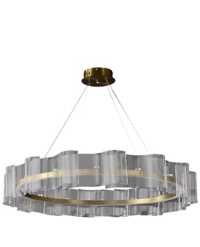 ثريا مودرن ذهبي لون الإنارة 3 إضاءات قطر 80 سم 42...