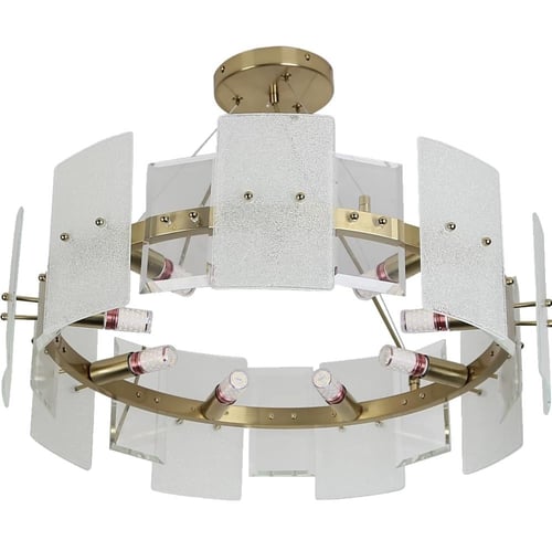 ثريا مودرن ذهبي فاخر قطر 60 سم