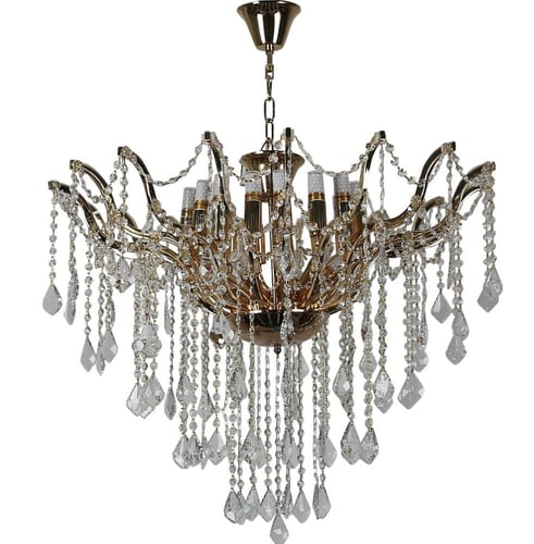 ثريا شمعدان ذهبي فاخر قطر 90 سم