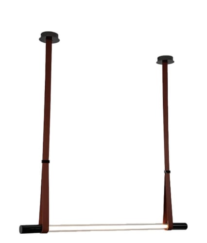 نجف مودرن أسود إضاءة أصفر 18 واط قطر 140 سم