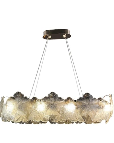 ثريا مودرن ذهبي فاخر قطر 80*35 سم