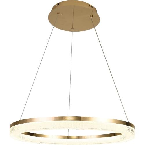 ثريا مودرن ذهبي 3 اضاءات 30 واط قطر 60 سم