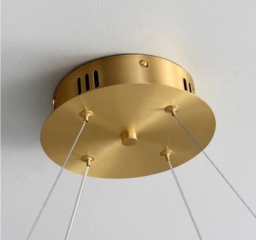 ثريا مودرن ذهبي لون الإنارة 3 إضاءات قطر 100 سم 42...