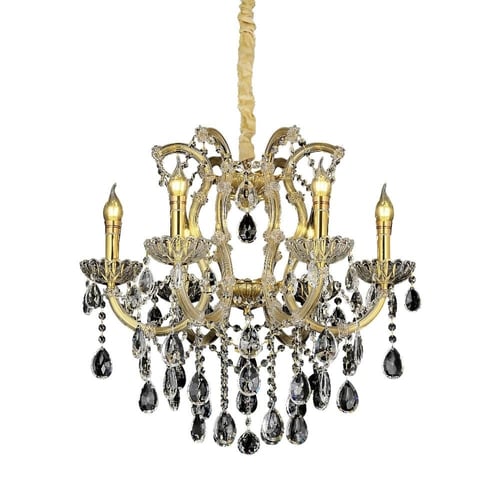 ثريا شمعدان ذهبي فاخر قطر 63 سم