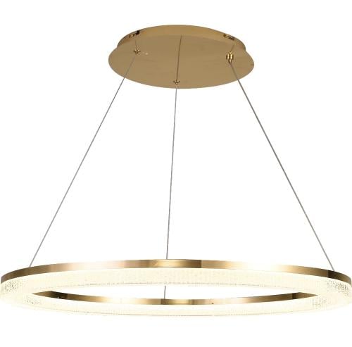 ثريا مودرن ذهبي 3 اضاءات 55 واط قطر 80 سم