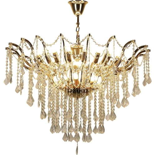 ثريا شمعدان ذهبي فاخر قطر 100 سم