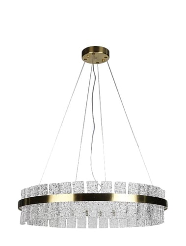 ثريا مودرن ذهبي لون الإنارة 3 إضاءات قطر 80 سم 95...