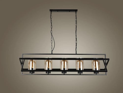 إضاءة علاقي مودرن مستطيل 5 أكواب