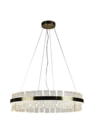 ثريا مودرن ذهبي لون الإنارة 3 إضاءات قطر 80 سم 95...