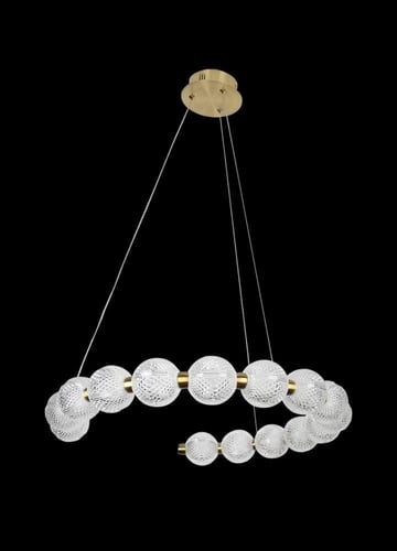 ثريا مودرن ذهبي لون الإنارة 3 إضاءات قطر 60 سم 20...