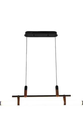 نجف مودرن أسود إضاءة أصفر 12 واط قطر 75 سم