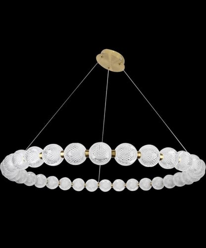 ثريا مودرن ذهبي لون الإنارة 3 إضاءات قطر 100 سم 42...