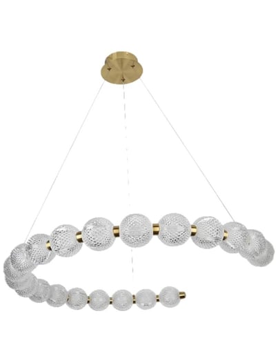 ثريا مودرن ذهبي لون الإنارة 3 إضاءات قطر 80 سم 30...