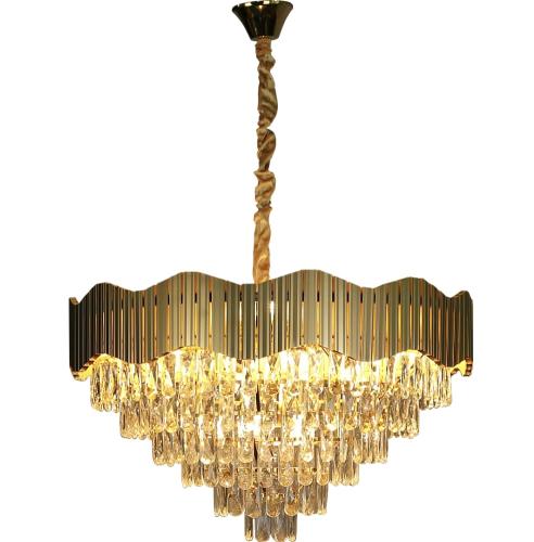 ثريا كريستال ذهبي قطر 80 سم