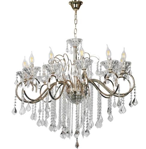 ثريا شمعدان ذهبي فاخر 12 لمبة