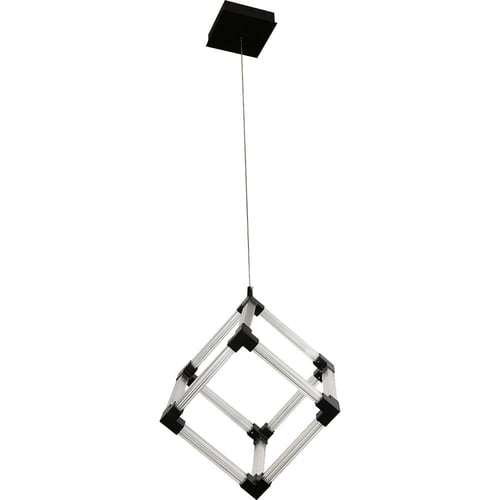 نجف مودرن أسود على شكل مربع