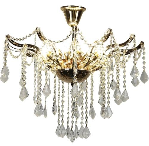 ثريا شمعدان ذهبي فاخر قطر 80 سم