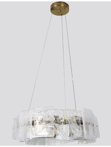 ثريا مودرن ذهبي لون الإنارة 3 إضاءات قطر 60 سم 42...