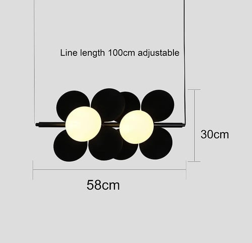 نجف مودرن أسود مع أبيض