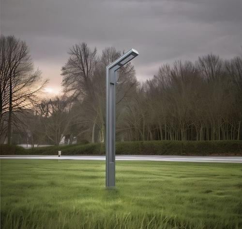 كشافات LED عمدان شوارع رمادي لون الانارة أبيض 100...