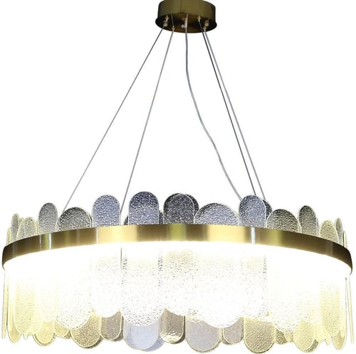 ثريا مودرن بحزام ذهبي قطر 80 سم