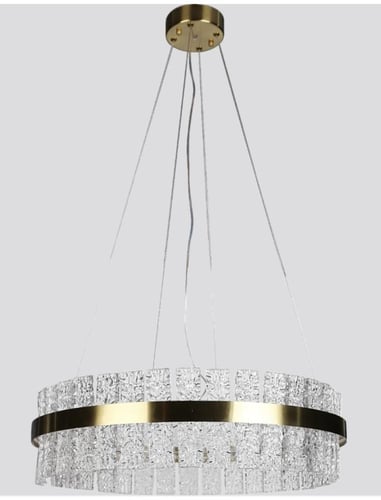 ثريا مودرن ذهبي لون الإنارة 3 إضاءات قطر 60 سم 75...