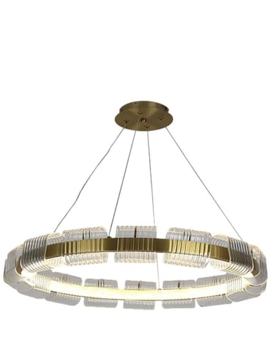 ثريا مودرن ذهبي لون الإنارة 3 إضاءات قطر 100 سم 55...