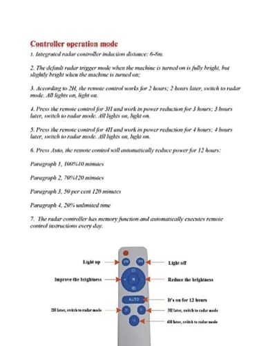كشاف 3 أوجه لون الانارة ابيض طاقة شمسية مع ريموت ت...