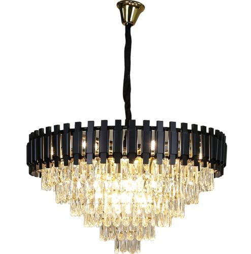 ثريا كريستال أسود قطر 80 سم