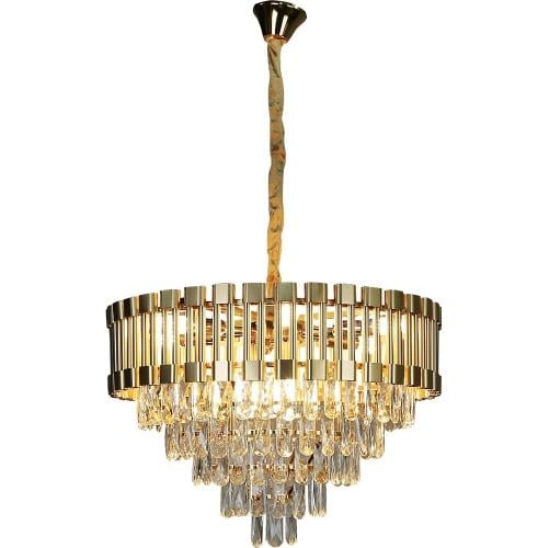 ثريا كريستال ذهبي قطر 60 سم