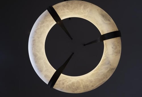 نجف علاقي مودرن 2 متر اسود لون الانارة 3 اضاءات 36...